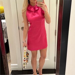 French Connection Adora satin mini dress